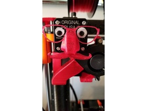 novelty glasses mustache extruder indicator 3d printer parts funny gag 3d print model - Mito3D