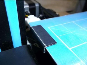 calor cama clipe fino tipo Impressora 3d acessórios ender 2 extender heatbed aquecida hictop 3d print model - Mito3D