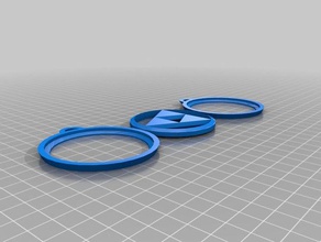 triforce keychain accessories legend zelda spinner 3d print model - Mito3D