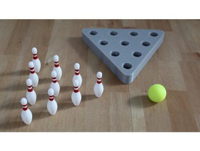 tabella bowling modelli 3d gioco online 2 giochi 3d print model - Mito3D