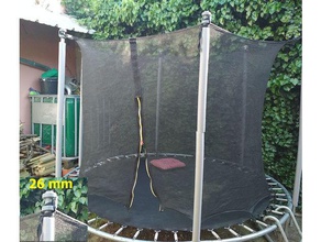 trampoline de tube la couverture extérieur et jardin 3d print model - Mito3D