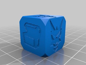 efsanevi zar özelleştirilmiş 3d print model - Mito3D