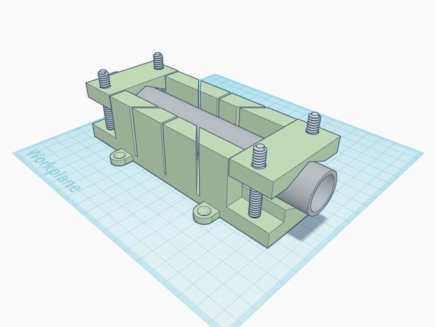 conduite d'un bloc de coupe - jusqu'à 1 pouce des outils à main 3D print model - Mito3D