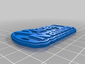 llavero vicen nando keychains customized 3d print model - Mito3D