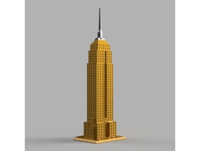empire state building buildings & structures new york skyline skyscraper 3d print model - Mito3D
