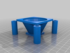 my customized various fan size conversion adapters 3d print model - Mito3D