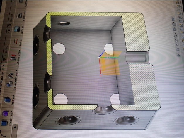 gezinkter w rfel 2 Würfel 3D print model - Mito3D