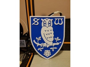 sheffield wednesday emblema sinais e logotipos futebol swfc 3d print model - Mito3D