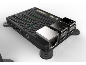 raspberry pi 3 konut mount modell b + 2 geeetech gt2560 3d baskı yazıcı parçaları durumda tutucu monte edin 3d print model - Mito3D