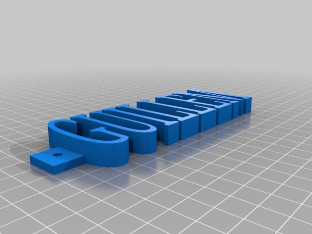 nombre pared guillem de los hogares 3D print model - Mito3D
