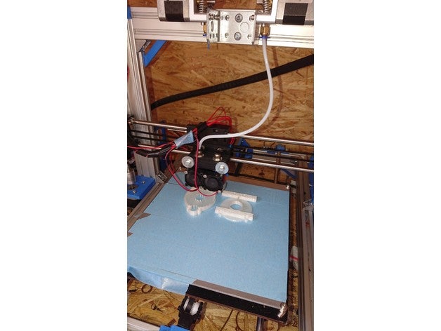 e3d v6 estrusore a doppia monte Stampante 3d parti bowden estrusione hotend il asse x 3D print model - Mito3D