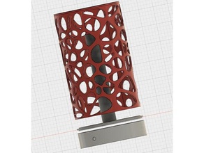 voronoi lampada art 3d print model - Mito3D