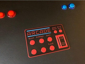 arcade-Maschine Richtungen-Karte Schilder & logos 3d print model - Mito3D
