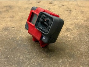 mode 2 shredder - gopro hero mount r c vehicles drone drones fpv camera racing 6 parts quadcopter quadcopters 3d print model - Mito3D