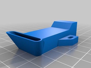 evo adjustable duct forhypercube 3d printer printing 3d print model - Mito3D