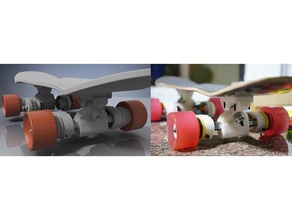 electric skateboard diy 3d print model - Mito3D