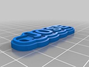 jose sinais e logotipos personalizado 3d print model - Mito3D