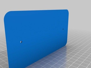vimar plana 4-Modul blind-Abdeckung - Elektronik Licht Schalter 3d print model - Mito3D