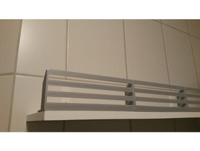 shelf fence organization 3d print model - Mito3D