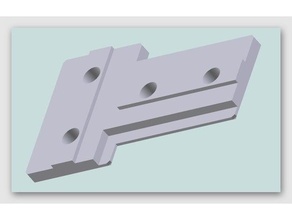 30x30 alu-Profil-Klammern Plexiglas 3 mm 3d Drucker Zubehör 3d print model - Mito3D