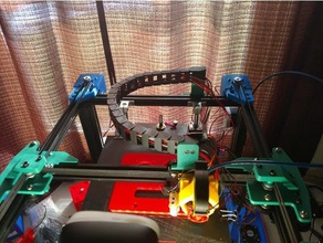 ender-4 de montaje del ventilador bl toque Impresora 3d accesorios creality ender 4 e3d hotend v6 fang 3d print model - Mito3D