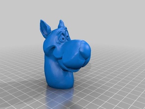 scooby head animals 3d print model - Mito3D