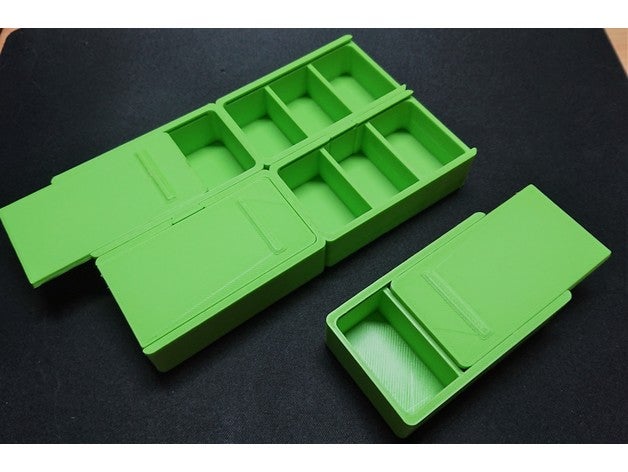 modular box drawer organization mini drawers organizer small parts storage 3D print model - Mito3D
