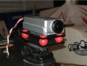 runcam hd mobius vibração de montagem diy fpv câmera câmara runcamhd 3d print model - Mito3D