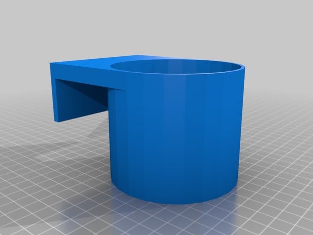 porta bottiglia per testata del letto accessori 3D print model - Mito3D