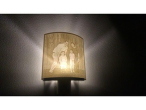 lithophane gecelambası dekor ışık Gece Işığı lambası 3d print model - Mito3D