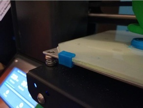 mp select mini glass bed clips 3d printer accessories v2 3d print model - Mito3D