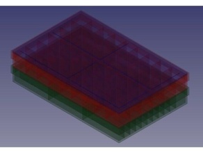 cajas apilables para organizar componentes eletrônicos eletrônica 3d print model - Mito3D