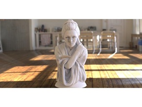 gueixa esculturas feminino garota a mulher 3d print model - Mito3D