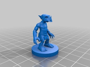 goblin raider variante criaturas masmorras e dragões miniatura tampo de mesa 3d print model - Mito3D