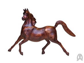 cavalo árabe ii decoração creality cr-10 o madeira de filamento 3d print model - Mito3D