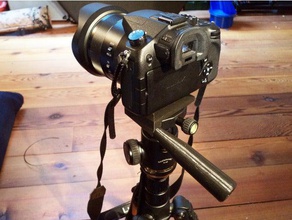 arca suíço tripé placa de câmeras da panasonic câmera 3d print model - Mito3D