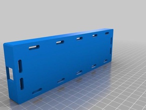 gherkin keyboard case electronics 3d print model - Mito3D