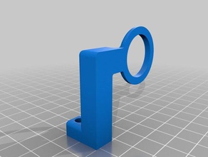holder threaded dust filter 3d printer accessories filament guide tevo tarantula 3d print model - Mito3D