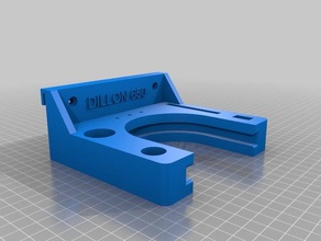 dillon xl650 strumento di testa parete rack parti 3d print model - Mito3D