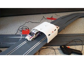 scx tunnel toy & game accessories car scalextric slot tunel 3d print model - Mito3D