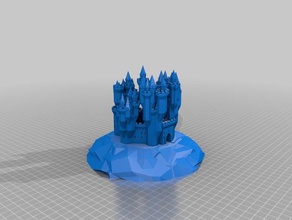 personalizzato grand castle generatore edifici e strutture su misura 3d print model - Mito3D