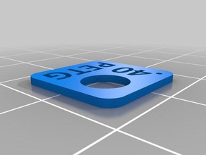 la boquilla de etiqueta bandera final nozzlebox Impresora 3d accesorios cuadro 3d print model - Mito3D