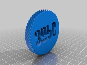 3 dpc maker diseño de la moneda La impresión en 3d fabricante 3d print model - Mito3D