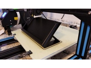 8 inch tablet stand computer 3d print model - Mito3D