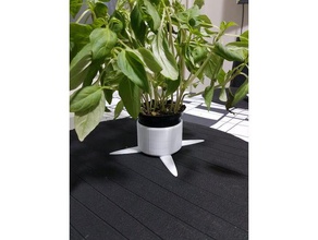 table holder herbs kitchen & dining 3d print model - Mito3D