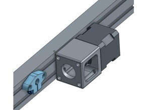 y el eje del 18 de mayo edición perfil 5 6 Impresora 3d las piezas extrusión aluminio anet motor titular axel 3d print model - Mito3D