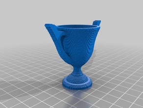 3d slash trophycup 3d print model - Mito3D