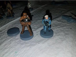 star wars legion compatible trooper base games 3d print model - Mito3D