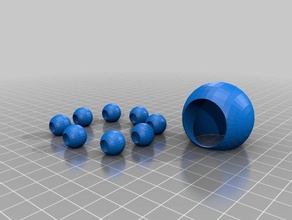 ball-Gelenke 3d-drucken 3d print model - Mito3D