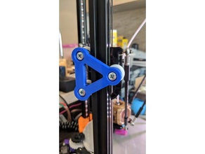 anycubic kossel pulley stabilizer - strengthened 3d printer parts delta carriage 3d print model - Mito3D